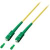 efbe Schott Cavo patch in fibra ottica simplex SC/APC-SC/APC -- G657.A2 15m 3,0mm giallo 9/125µmm