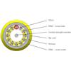 EFB-Elektronik Cavo universale in fibra ottica da 500 metri INFRALAN I-B(ZN)BH 2x12G 50/125 µm, CPR-B2CA, OM4 56324.2OM4-CPR