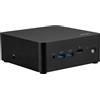 MSI Cubi NUC AI 1UMG-033ES, Intel Core Ultra 5, 125H, 8 GB, DDR5-SDRAM, 512 GB, Windows 11 Pro