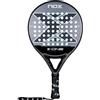 Nox X-one: racchetta da padel, colore argento, peso 360-375 grammi. Nox X-one: racchetta da padel, colore argento, peso 360-375 grammi (modello da uomo)