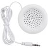 Aofan Mini altoparlante portatile con cuscino da 3,5 mm, bianco, per lettori MP3 e MP4