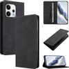 LIAOCY Cover a Libretto per Oppo Reno 15 5G, Cover Portafoglio in Pelle PU con Protezione RFID, Custodia Anticollisione con Supporto,Black.