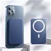 Rocky Green Caricatore Power Bank Wireless Magnetico 3000/5000/10000mAh per telefono Serie 8-15 | 7 Colori | Ricarica Magnetica Universale | Ricarica Rapida Cablata + Wireless | Sottile e Portatile (blu, 10000mA