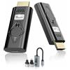 Tongtion Trasmettitore e ricevitore HDMI wireless, 4 K Decoding 1080P per trasmissione radio HDMI radio per streaming video audio file, laptop, PC a HDTV, proiettore