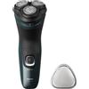 PHILIPS Rasoio Elettrico Ricaricabile PHILIPS X3052/00 3 Lame Wet&Dry
