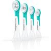 PHILIPS Testine Ricambio 4PCS Soniche PHILIPS HX6034/90 per Spazzolino Kid