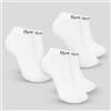 GymBeam Calzini alla Caviglia 3Pack White L