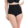 Sans Complexe Donna Perfect Touch 62QAG42 Slip a Vita Alta scolpita a Vita Alta, Noir, 46