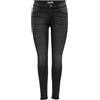 Only Onlhush SK RW Ank DNM Jeans a Vita Media, Nero delavé, (M) W x 32L