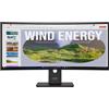 Lenovo ThinkVision T34wD-40 Monitor Curvo 34" WQHD 3440x1440 120 Hz VA Nero