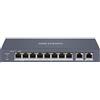Hikvision DS-3E1310HP-EI Smart Managed Switch PoE 8 Porte Hi-PoE con Uplink Gigabit
