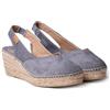 Toni Pons Espadrillas con zeppa da donna in camoscio - BETTY-A - Grigio, 35 EU