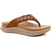 KuaiLu Infradito Ortopediche Donna Cuscini Spessi Recupero Sandali Infradito Tessuto Estate Slip On Tappetino Yoga Sport Escursionismo Comode Fasciite Plantare Spiaggia Khaki 41