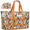 LUROON Borsa Mare Donna Grande XXL, Borsa Spiaggia Donna Famiglia Impermeabile con Zip, Borsa da Mare Beach Pieghevole Borsa Beach Tote Bag per Viaggio Spiaggia Piscina Vacanza
