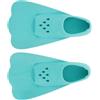 HOMOCONO Pinne da Nuoto in Silicone per Adulti Pinne Corte per Allenamento al Nuoto Portatile per Piscina e Mare 1 Paio Verde Xs 27-29