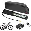 HJGHY ,36v 17.5ah, Pacco batterie al Litio per ebike da 36V 10Ah 15Ah 17.5Ah, Batteria per Bici elettrica da 48V 20Ah 17.5Ah 15Ah con Caricabatterie per Motore di Mountain Bike