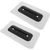 KALLORY 2 Pezzi Connettore Pinna per Tavola da Paddle e Surf in PVC Leggero 29,5x16,5x1,5cm per Allenamento e Gara in Mare Controllo Migliorato