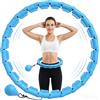 KOSLEOW Smart Hula Hoop Fitness Dimagrante con Peso,32 Sezioni Regolabile 57-165 cm, Cerchio Hula Hoop Silenzioso, Perdita di Peso, Esercizio a Casa, Accessori Palestra Casa Donna Uomo
