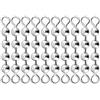 Generic Catena di perline da pesca, 10 pezzi, in acciaio inox, per pesca a traina | Rotazione a 360 gradi palle da pesca catena girelle per trota, croccante, spigola, pescatore, pesce gatto, acqua salata