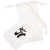NAMOARLY Pochette Danza Coulisse per Scarpe da Ballo Bianco, Grande Capacità e Facile Apertura, per Sport e Viaggio, Set da 2 Pezzi per Ragazze e Donne