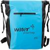 RNXRZANK Zaino Da Nuoto Impermeabile, 25 Litri, Borsa Portaoggetti, Resistente All'usura, 32 X 17 X 61 Cm, Borsa Multiuso con Ampia Tasca Frontale, Azzurro