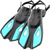 SUNTRIVA Pinne Snorkeling Corte Unisex, Pinne Nuoto Piscina Leggere e Confortevoli