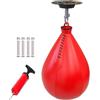 Generic Set da boxe Speedbag - Supporto girevole in acciaio, pera pendente