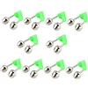 Ameble 10 campanelli da Pesca con Allarme per Canna, Morsetto a Clip per abboccata, Anello in Metallo Doppio, Accessorio Portatile per la Pesca Notturna in Mare