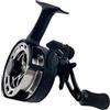 Drawup Mulinello da pesca su ghiaccio con corpo in metallo, 3 + 1 cuscinetti, bobina da 8 kg, resistenza per pesca invernale (blu, mano sinistra)