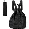 Generic Pieghevole - Tessuto Oxford 32 x 22 x 42 cm | Zaino da viaggio leggero e impermeabile | Zaino casual portatile per sport all'aria aperta, campeggio, e avventure quotidiane, Nero, verwijzen naar