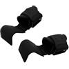 ZGXNYI Ganci Palestra Impugnature for sollevamento pesi con ganci imbottiti e fasce for polsi, guanti da powerlifting barra for mano, for trazioni resistenti, allenamento in palestra