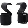 ZGXNYI Ganci Palestra 2 pezzi ganci antiscivolo for sollevamento pesi coppia di cinghie stacco mento trazioni e gancio for allenamento fitness(Red (1Pair))