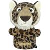 Generic Copri Mazza da Golf Leopardato Morbido Animale Tessuto Protettivo Accessorio Spiritoso Adatto a Conservazione Pratica Seconda Casa, Grande, Leopardo Driver