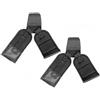 ZGXNYI Ganci Palestra 1 paio di ganci for sollevamento pesi, palestra, fitness, antiscivolo, in acciaio resistente, con forte capacità carico, cinturino da polso for trazioni