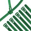XINGO 100 fascette stringicavo regolabili da 20,3 cm, regolabili, riutilizzabili, per uso multiuso, in plastica per interni ed esterni