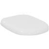 Ideal Standard Tesi Sedile WC, forma arrotondata, Sedile del water resistente, incluso set di cerniere per una facile installazione, in robusto duroplast - Bianco (365x440x60 mm)