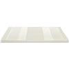 V.I.P. VERY IMPORTANT PILLOW Topper Memory Piazza e Mezza cm 120x190 bianco h. 6 cm Bugnato 7 zone
