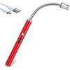 GC GLOBALCOMMERCE Accendino Elettrico USB Ricaricabile con Collo Lungo Flessibile a 360° | Accendino Portatile Antivento Senza Fiamma