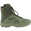 EXAGON Anfibi Militari verdi Pelle e Tessuto Oxford con Zip Laterale