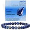 Bivei Sodalite - Pensiero Logico - signora braccialetto perline 6mm semiprezioso cristallo naturale elastico elastico cristallo accessori regalo di yoga