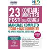 Nld Concorsi 23 Posti Contabili Ministero Della Giustizia Manuale Completo: Teoria + Quiz Commentati Per La Prova Preselettiva, Scritta E Orale