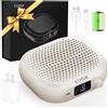 CozyZen Ventilatore Aspirante per Polvere Unghie - 10 Velocità Regolabili, Batteria 2500mAh, Display LED, per Salone e Casa