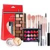 FantasyDay Set di Trucchi, FantasyDay Kit di Bellezza Cosmetici Kit per Occhi, Viso e Labbra - Natale Regalo Xmas Makeup Gift Set con Correttore, Rossetti, Lucidalabbra, Palette Ombretti, Mascara, Trousse, Fard