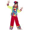 Wilbers & Wilbers 3811 - Costume da pagliaccio, tre pezzi, costume da pagliaccio, allegro, per Carnevale, feste a tema
