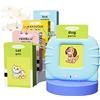 HOMESTEC Carte Flash Parlanti Giocattoli Bambini 1 2 3 4 5 Anni, Gioco Educativo Udibili per Bambini 1-6 Anni Regali Ragazze, 112 Foglie 224 Spagnolo Parole Montessori Giocattolo (Blu)