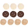 Gralara 10 Palline Decorative in Rattan Da 7 Cm per Riempire Vasi, Decorazioni per La Casa, Feste di Natale