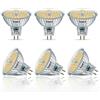 WSMCN GU5.3 MR16 LED Lampadine luce bianca neutra 4000K 6.5W equivalente a 60W alogena, 580LM Lampadina, AC/DC 12V Non-Dimmerabile, angolo del fascio di 120°, Faretto senza sfarfallio, pacco da 6