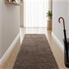 Interiyou Tappeto salotto a pelo alto Sofia - 70x200 cm Talpa - Soffice e monocromatico - Lavabile e antiscivolo - Lungo morbido