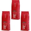 Aiello CAFFE' AIELLO CLASSICA - 3X250 Gr Soft Pack - Tostatura Media 60% ARABICA - Macinato - In Atmosfera Protettiva - Intensità 8/10