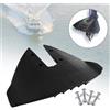 Eurowagens ABS Stabilizzatore Hydrofoil Per Timone Barca 15-300 W Con 4 Viti